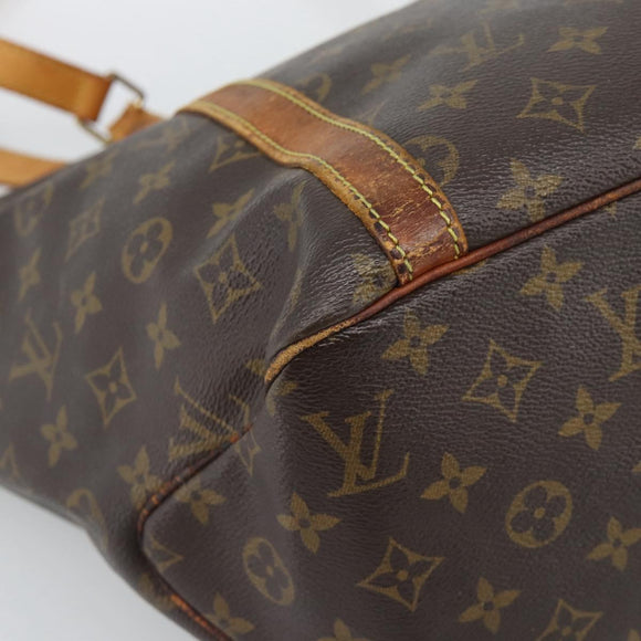 LOUIS VUITTON Monogram Sac Shopping Tote Bag M51108 LV Auth bs35832