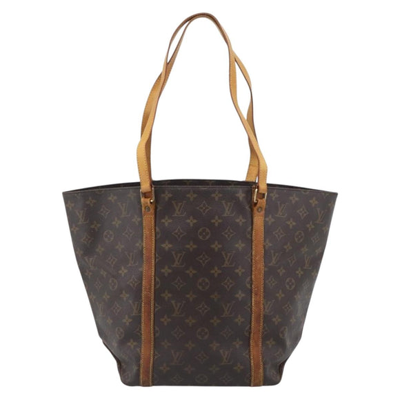 LOUIS VUITTON Monogram Sac Shopping Tote Bag M51108 LV Auth bs35832