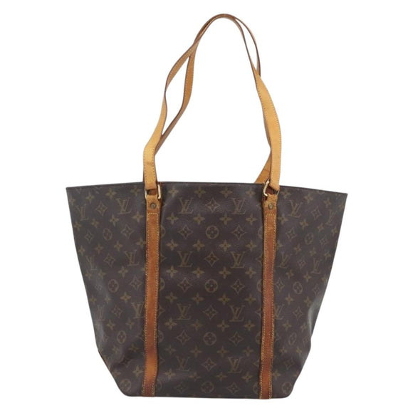 LOUIS VUITTON Monogram Sac Shopping Tote Bag M51108 LV Auth bs35832