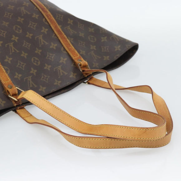 LOUIS VUITTON Monogram Sac Shopping Tote Bag M51108 LV Auth bs35832