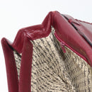 SAINT LAURENT Shoulder Bag Leather Bordeaux Auth bs35835-21