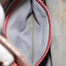 Miu Miu Hand Bag Leather Red Silver Auth bs35836-26