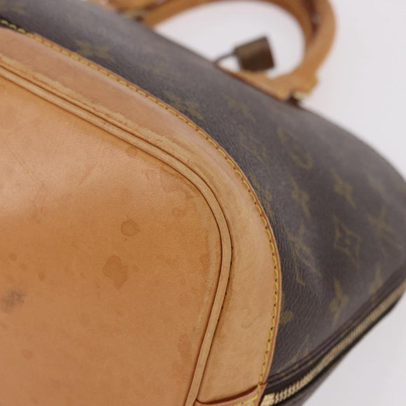 LOUIS VUITTON Monogram Alma Hand Bag M51130 LV Auth bs35841