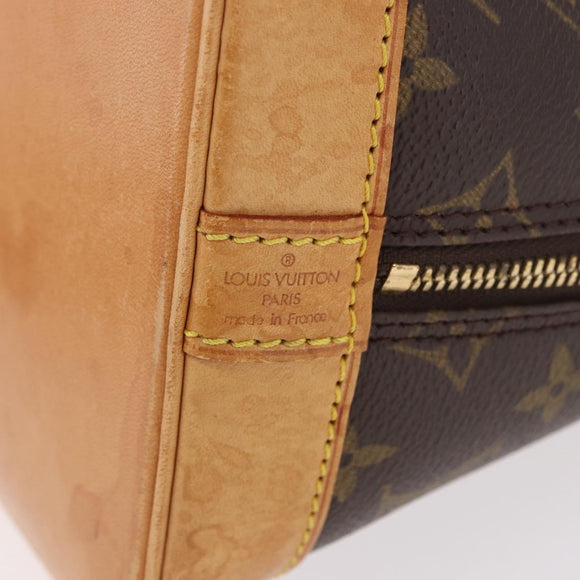 LOUIS VUITTON Monogram Alma Hand Bag M51130 LV Auth bs35841