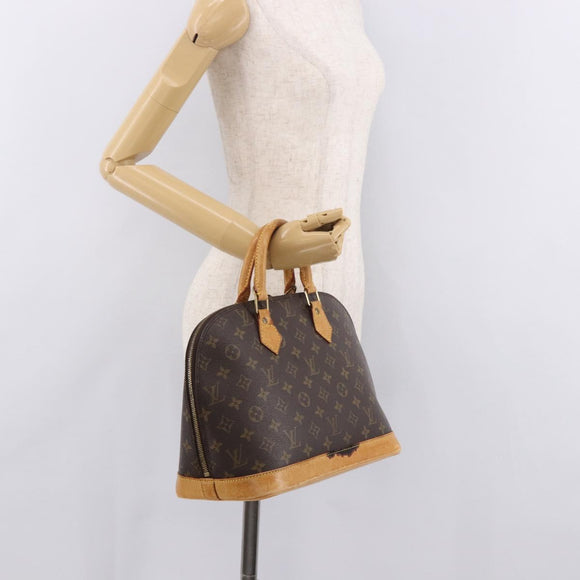 LOUIS VUITTON Monogram Alma Hand Bag M51130 LV Auth bs35841