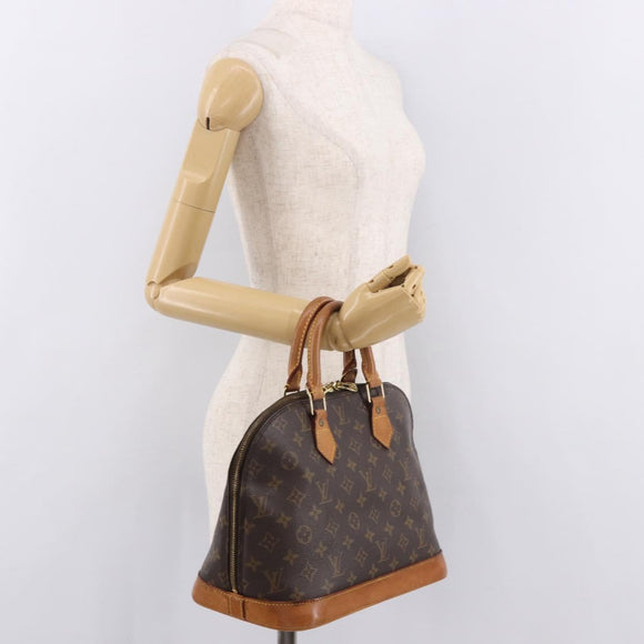 LOUIS VUITTON Monogram Alma Hand Bag M51130 LV Auth bs35842