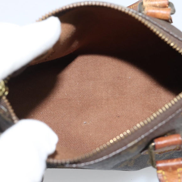 LOUIS VUITTON Monogram Mini Speedy Hand Bag M41534 LV Auth bs35844