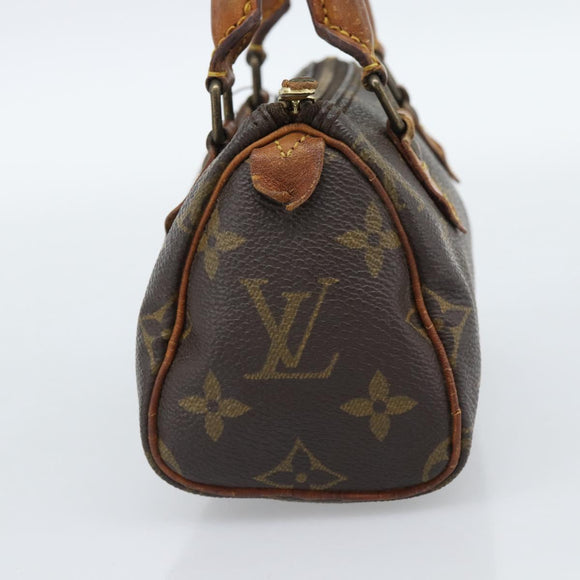 LOUIS VUITTON Monogram Mini Speedy Hand Bag M41534 LV Auth bs35844