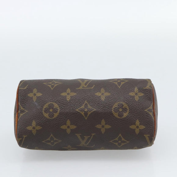 LOUIS VUITTON Monogram Mini Speedy Hand Bag M41534 LV Auth bs35844