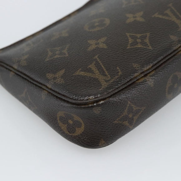 LOUIS VUITTON Monogram Pochette Accessoires Pouch M51980 LV Auth bs35845
