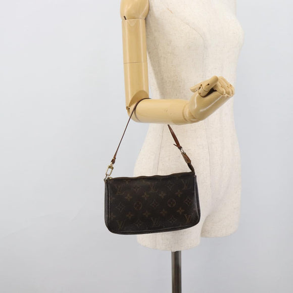 LOUIS VUITTON Monogram Pochette Accessoires Pouch M51980 LV Auth bs35845