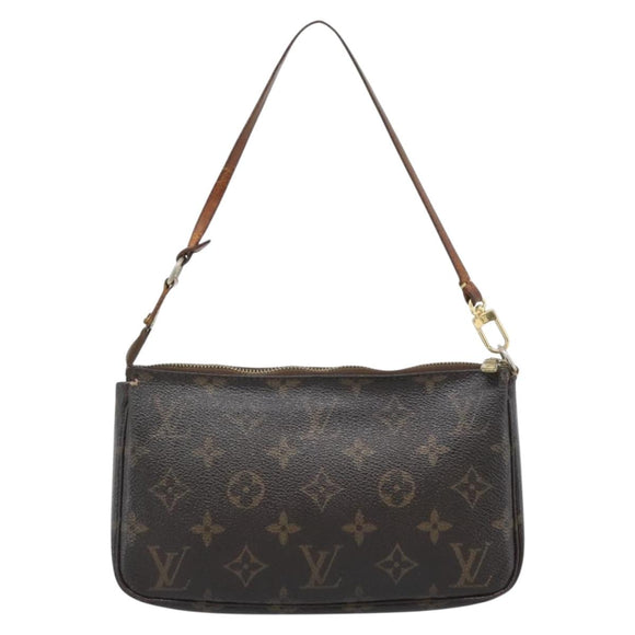 LOUIS VUITTON Monogram Pochette Accessoires Pouch M51980 LV Auth bs35845