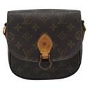 LOUIS VUITTON Monogram Saint Cloud PM Shoulder Bag M51244 LV Auth bs35846-13