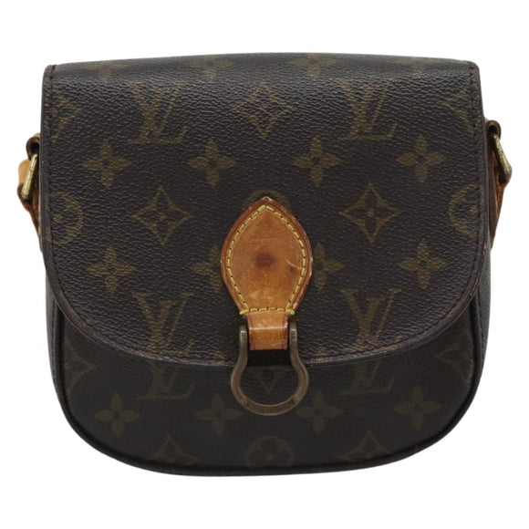 LOUIS VUITTON Monogram Saint Cloud PM Shoulder Bag M51244 LV Auth bs35846