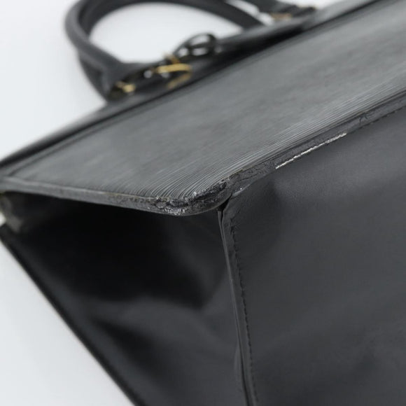 LOUIS VUITTON Epi Riviera Hand Bag Black LV Auth bs35849