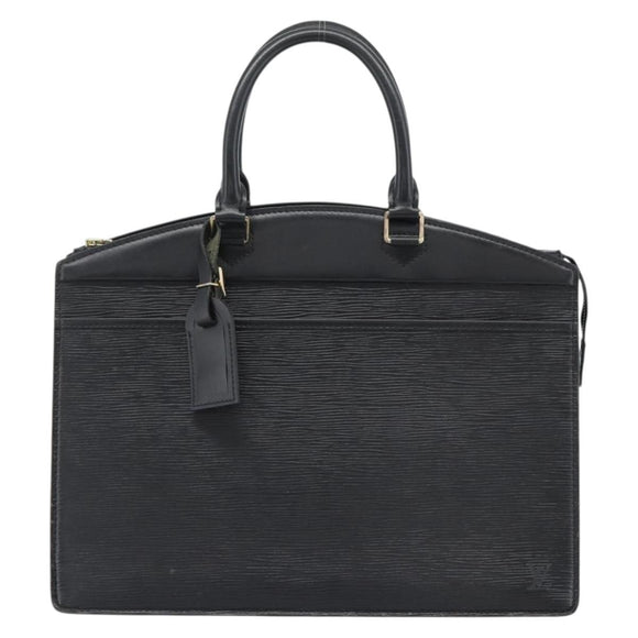 LOUIS VUITTON Epi Riviera Hand Bag Black LV Auth bs35849