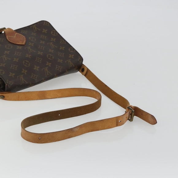 LOUIS VUITTON Monogram Cartouchiere GM Shoulder Bag M51252 LV Auth bs35850