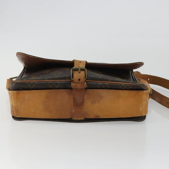 LOUIS VUITTON Monogram Cartouchiere GM Shoulder Bag M51252 LV Auth bs35850