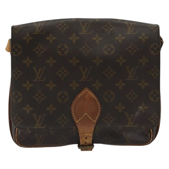 LOUIS VUITTON Monogram Cartouchiere GM Shoulder Bag M51252 LV Auth bs35850