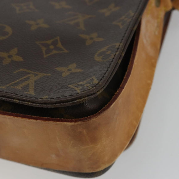LOUIS VUITTON Monogram Cartouchiere GM Shoulder Bag M51252 LV Auth bs35850