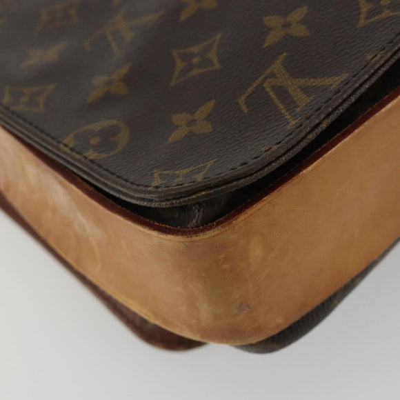 LOUIS VUITTON Monogram Cartouchiere GM Shoulder Bag M51252 LV Auth bs35850