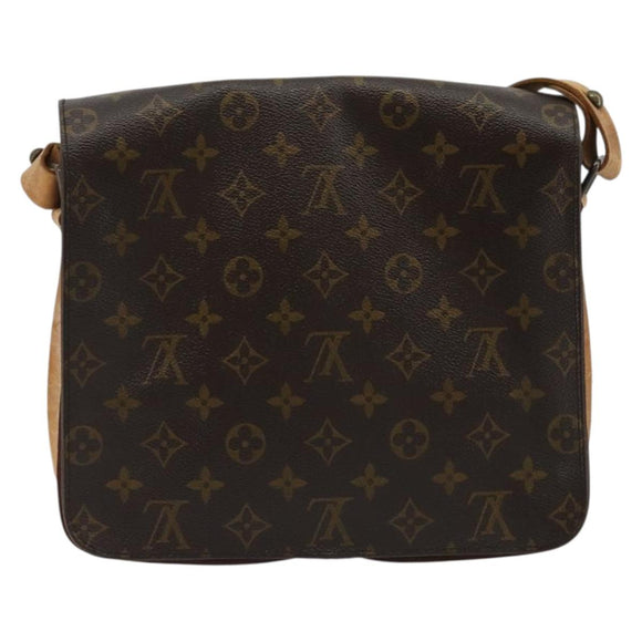 LOUIS VUITTON Monogram Cartouchiere GM Shoulder Bag M51252 LV Auth bs35850