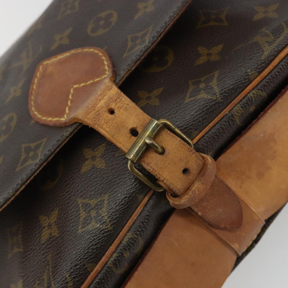 LOUIS VUITTON Monogram Cartouchiere GM Shoulder Bag M51252 LV Auth bs35850
