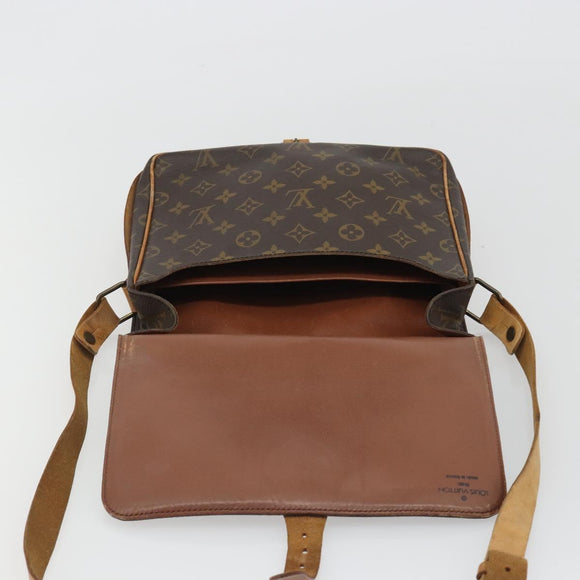 LOUIS VUITTON Monogram Cartouchiere GM Shoulder Bag M51252 LV Auth bs35850