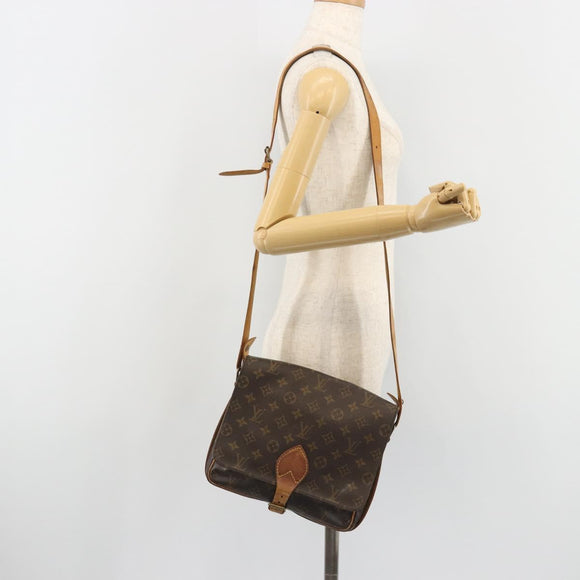 LOUIS VUITTON Monogram Cartouchiere GM Shoulder Bag M51252 LV Auth bs35850