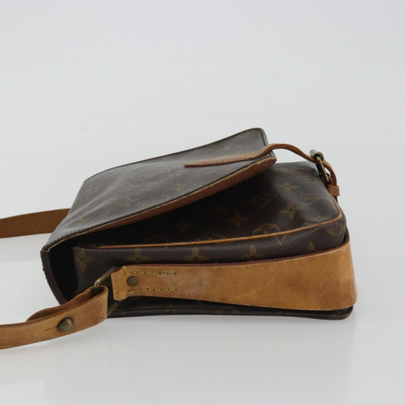 LOUIS VUITTON Monogram Cartouchiere GM Shoulder Bag M51252 LV Auth bs35850