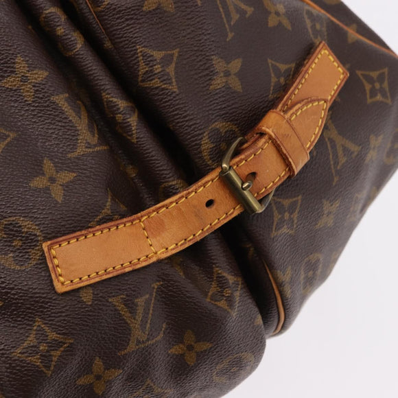 LOUIS VUITTON Monogram Saumur 35 Shoulder Bag M42254 LV Auth bs35853