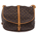 LOUIS VUITTON Monogram Saumur 35 Shoulder Bag M42254 LV Auth bs35853-2