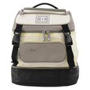 CHANEL Sports Line Backpack White Gray CC Auth bs35854-13