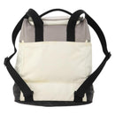 CHANEL Sports Line Backpack White Gray CC Auth bs35854-2