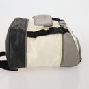 CHANEL Sports Line Backpack White Gray CC Auth bs35854-3