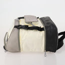 CHANEL Sports Line Backpack White Gray CC Auth bs35854-4