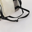 CHANEL Sports Line Backpack White Gray CC Auth bs35854-8