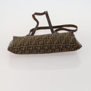 FENDI Zucca Hand Bag Canvas 3 Set Brown Auth bs35855-21