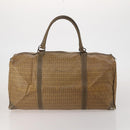 FENDI Zucca Hand Bag Canvas 3 Set Brown Auth bs35855-3
