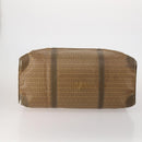 FENDI Zucca Hand Bag Canvas 3 Set Brown Auth bs35855-7