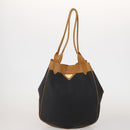 SAINT LAURENT Hand Bag PVC 2 Set Navy Auth bs35856-2