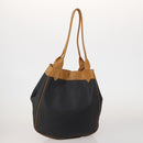 SAINT LAURENT Hand Bag PVC 2 Set Navy Auth bs35856-3