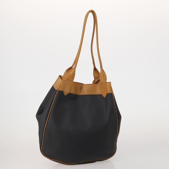 SAINT LAURENT Hand Bag PVC 2 Set Navy Auth bs35856