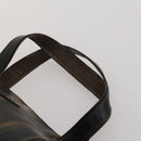 FENDI Pecan Shoulder Bag PVC 2 Set Brown Black Auth bs35857-17
