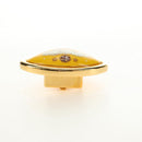 HERMES Earring Metal Gold Yellow Auth bs35859M-10