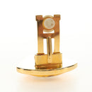HERMES Earring Metal Gold Yellow Auth bs35859M-13