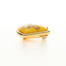 HERMES Earring Metal Gold Yellow Auth bs35859M-17