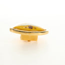 HERMES Earring Metal Gold Yellow Auth bs35859M-19