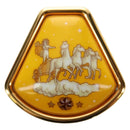 HERMES Earring Metal Gold Yellow Auth bs35859M-2