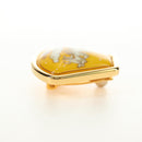 HERMES Earring Metal Gold Yellow Auth bs35859M-8